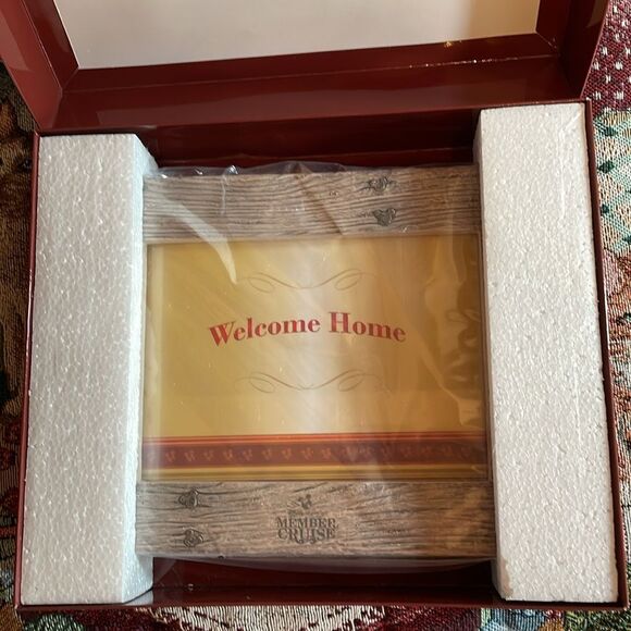 Disney Vacation Club Member Cruise Picture Photo Frame Welcome Home 2016 NIB 9x7 - Picture 2 of 12